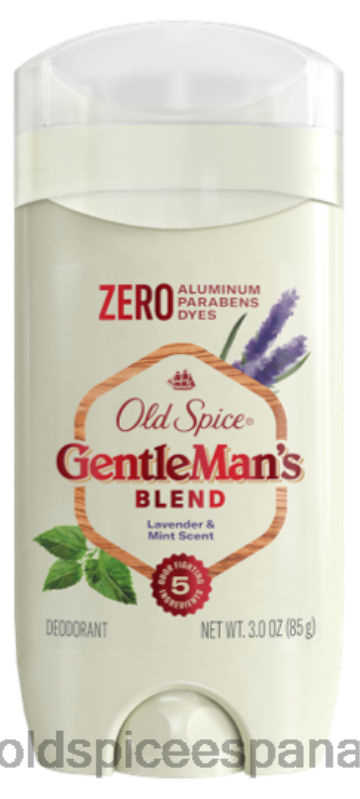 desodorante anti-transpirante Old Spice hombres Mezcla de desodorante sin aluminio de lavanda y menta. TTFRL7