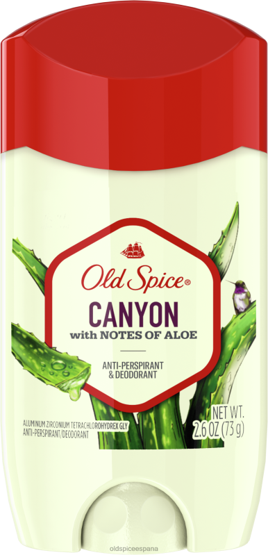 desodorante anti-transpirante Old Spice hombres cañón con antitranspirante y desodorante de aloe TTFRL13