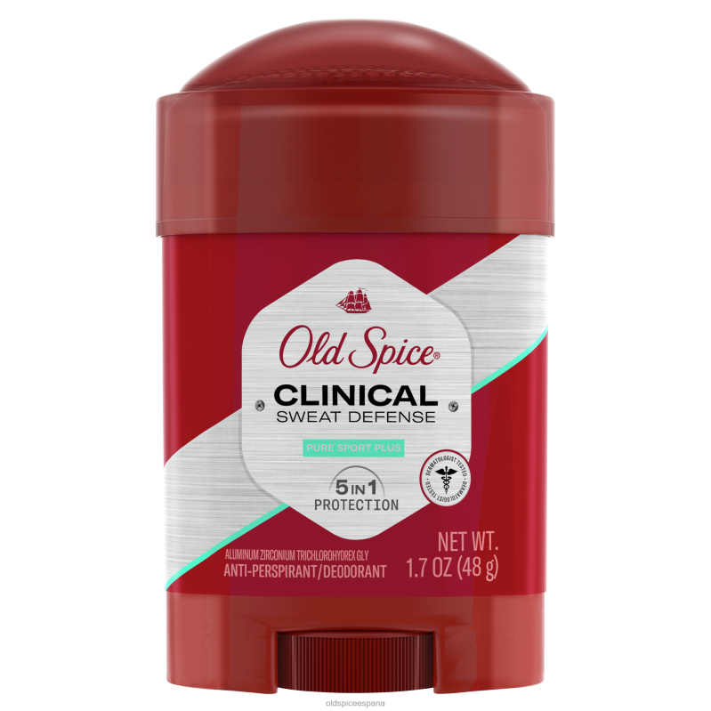 desodorante anti-transpirante Old Spice hombres clínico puro deporte más antitranspirante TTFRL18