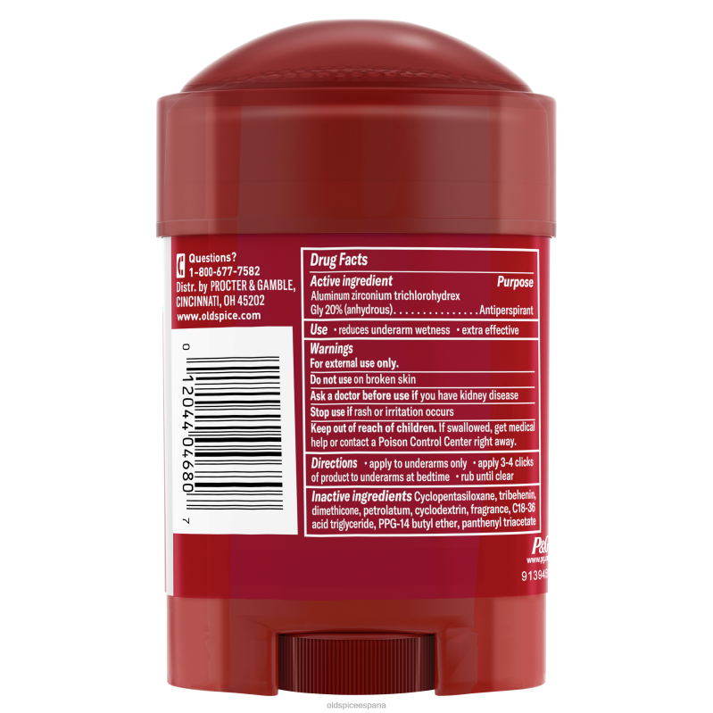 desodorante anti-transpirante Old Spice hombres clínico puro deporte más antitranspirante TTFRL18
