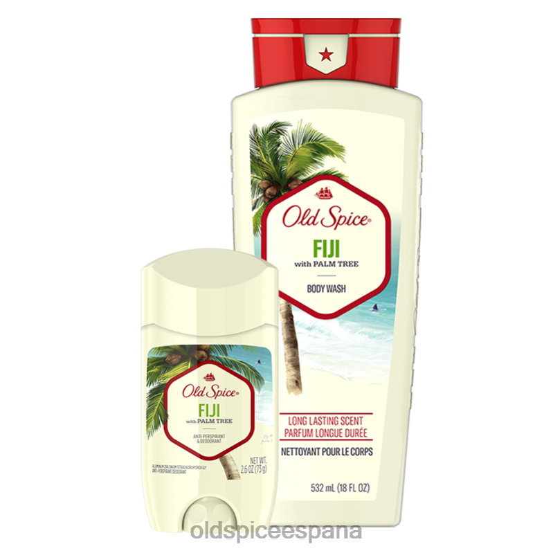 desodorante anti-transpirante Old Spice hombres kit más fresco: antitranspirante y gel de baño TTFRL29