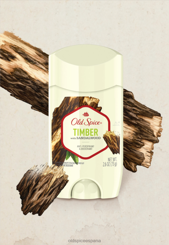desodorante anti-transpirante Old Spice hombres madera con antitranspirante de sándalo TTFRL23