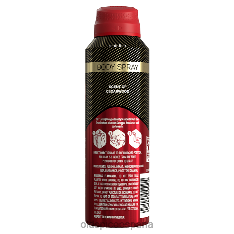 desodorante anti-transpirante Old Spice hombres spray corporal arrogante TTFRL27