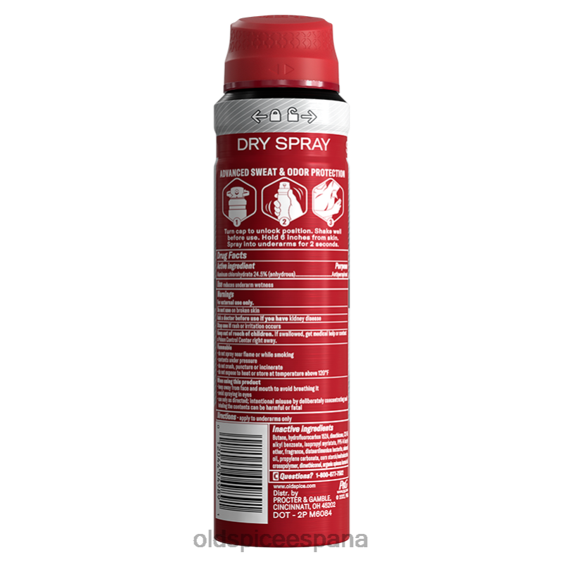 desodorante anti-transpirante Old Spice hombres spray seco swagger TTFRL10
