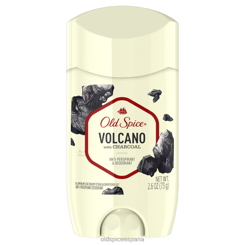 desodorante anti-transpirante Old Spice hombres volcán con antitranspirante de carbón TTFRL20
