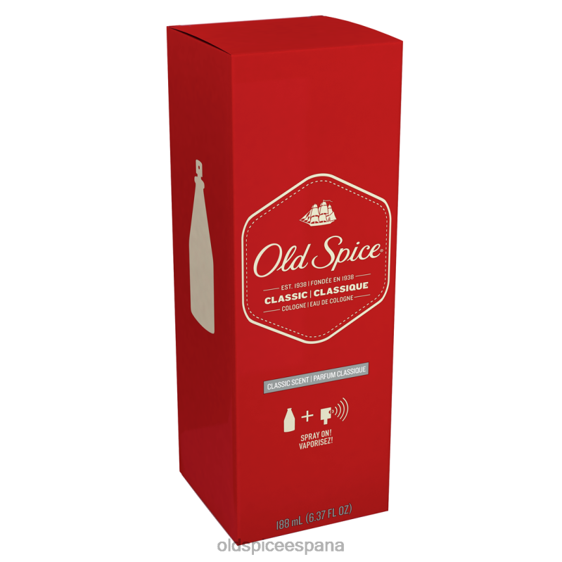 desodorante anti-transpirante Old Spice hombres spray de colonia, aroma clásico TTFRL40