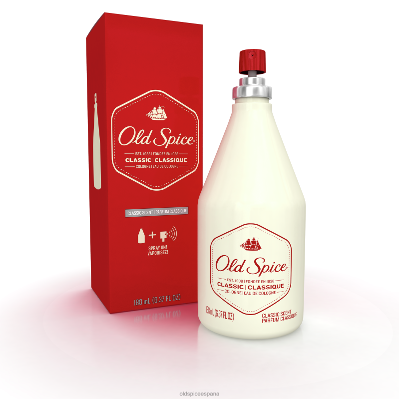 desodorante anti-transpirante Old Spice hombres spray de colonia, aroma clásico TTFRL40