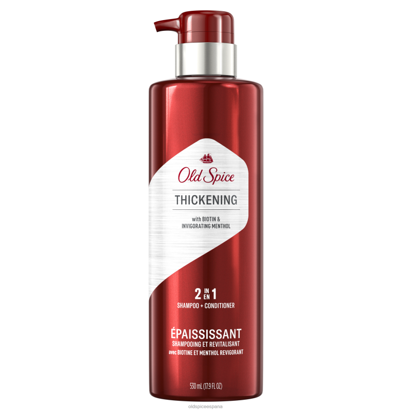 cuidado del cabello Old Spice hombres Champú y acondicionador espesante 2 en 1 TTFRL53