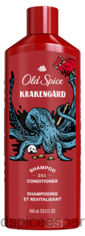cuidado del cabello Old Spice hombres Krakengard champú y acondicionador 2 en 1. TTFRL64