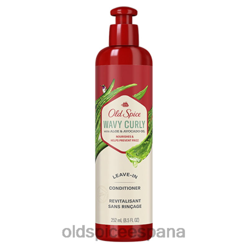 cuidado del cabello Old Spice hombres acondicionador sin aclarado ondulado y rizado TTFRL54