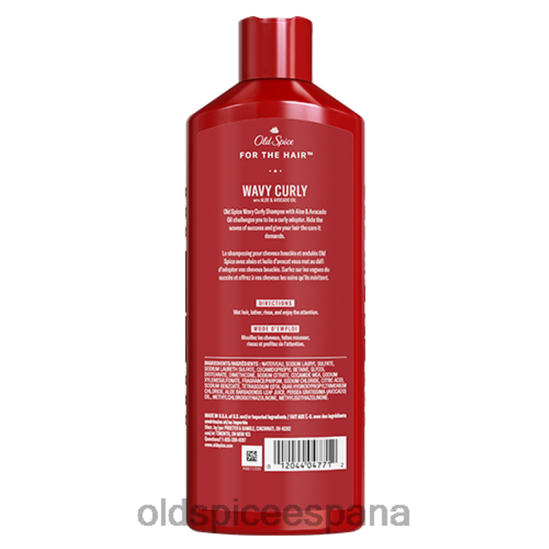 cuidado del cabello Old Spice hombres champú rizado ondulado TTFRL57