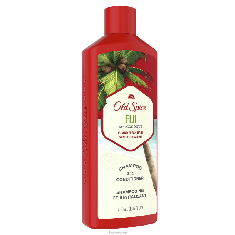 cuidado del cabello Old Spice hombres fiji champú y acondicionador 2 en 1 TTFRL58