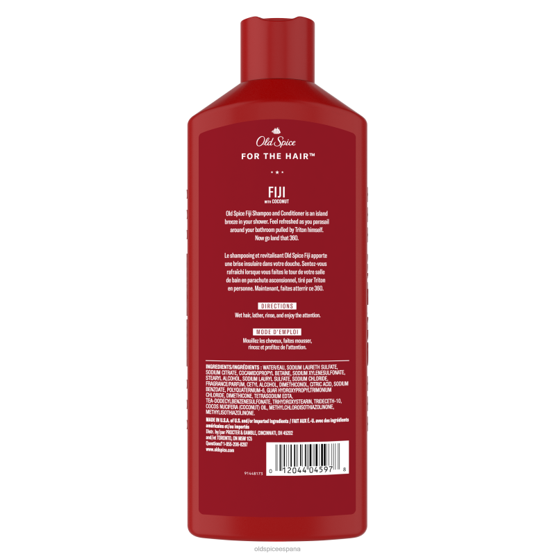 cuidado del cabello Old Spice hombres fiji champú y acondicionador 2 en 1 TTFRL58
