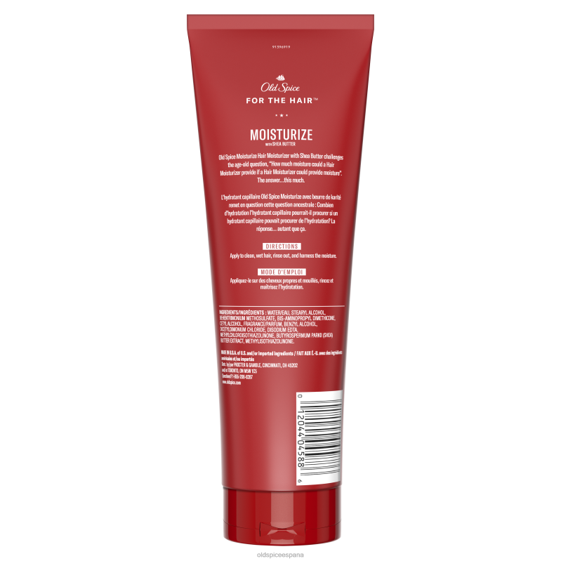 cuidado del cabello Old Spice hombres hidratar con crema hidratante para el cabello con manteca de karité TTFRL65