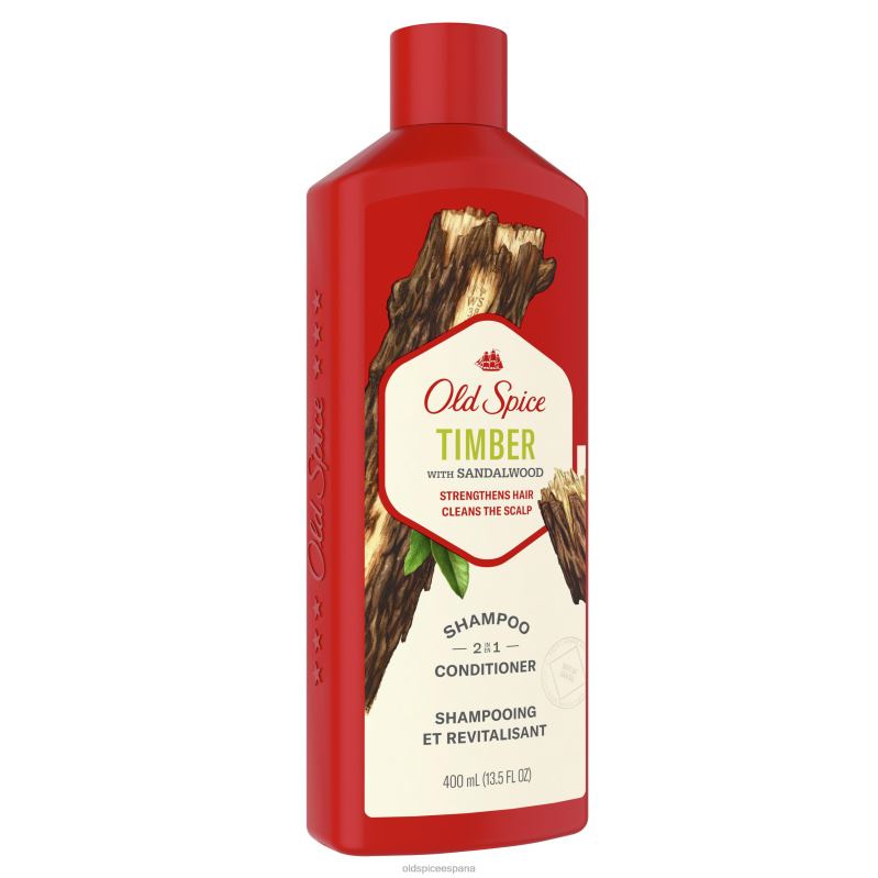 cuidado del cabello Old Spice hombres madera 2 en 1 champú y acondicionador TTFRL61