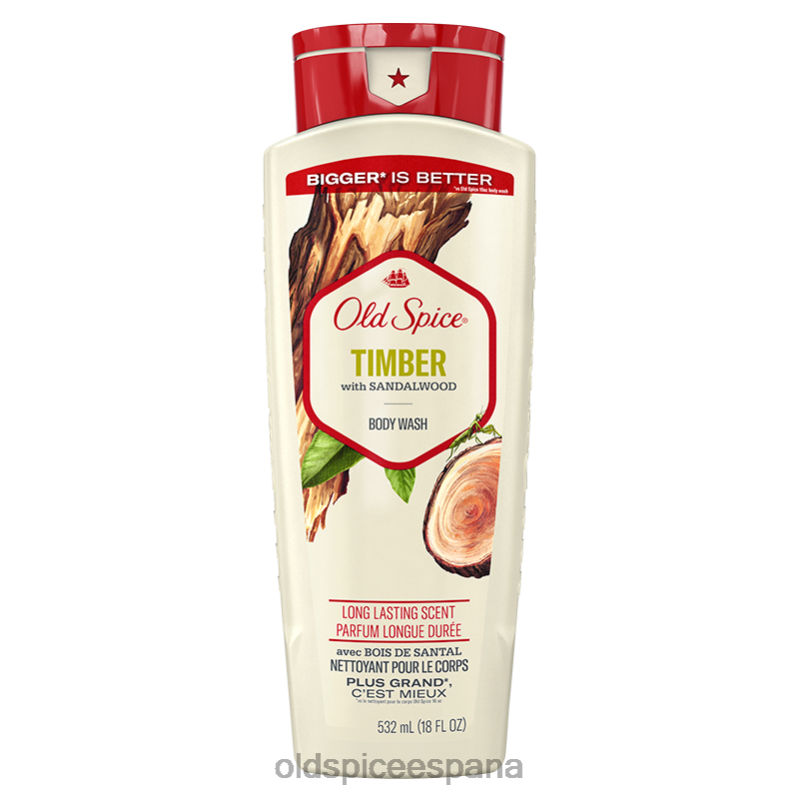 gel de baño Old Spice hombres Jabón corporal de madera con sándalo, 18 oz TTFRL35