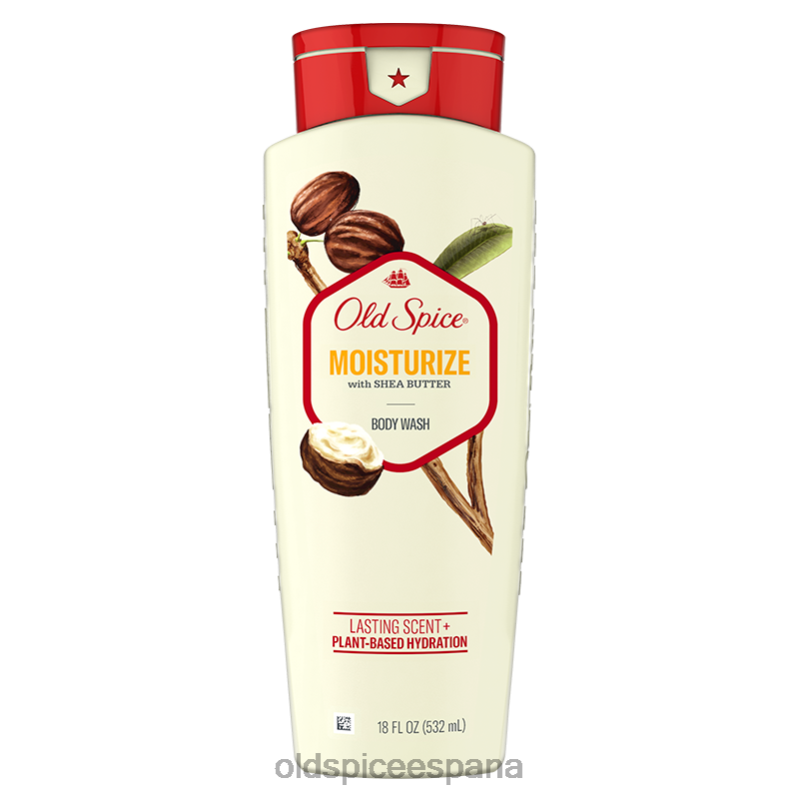 gel de baño Old Spice hombres hidratar con gel de baño de manteca de karité, 18 oz TTFRL34