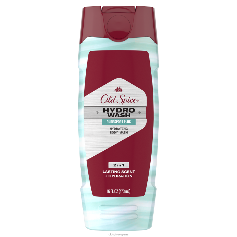 gel de baño Old Spice hombres hidrolavado puro deporte plus gel de baño TTFRL45