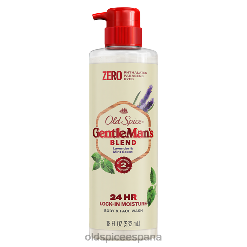 gel de baño Old Spice hombres mezcla de gel de baño de lavanda y menta TTFRL41