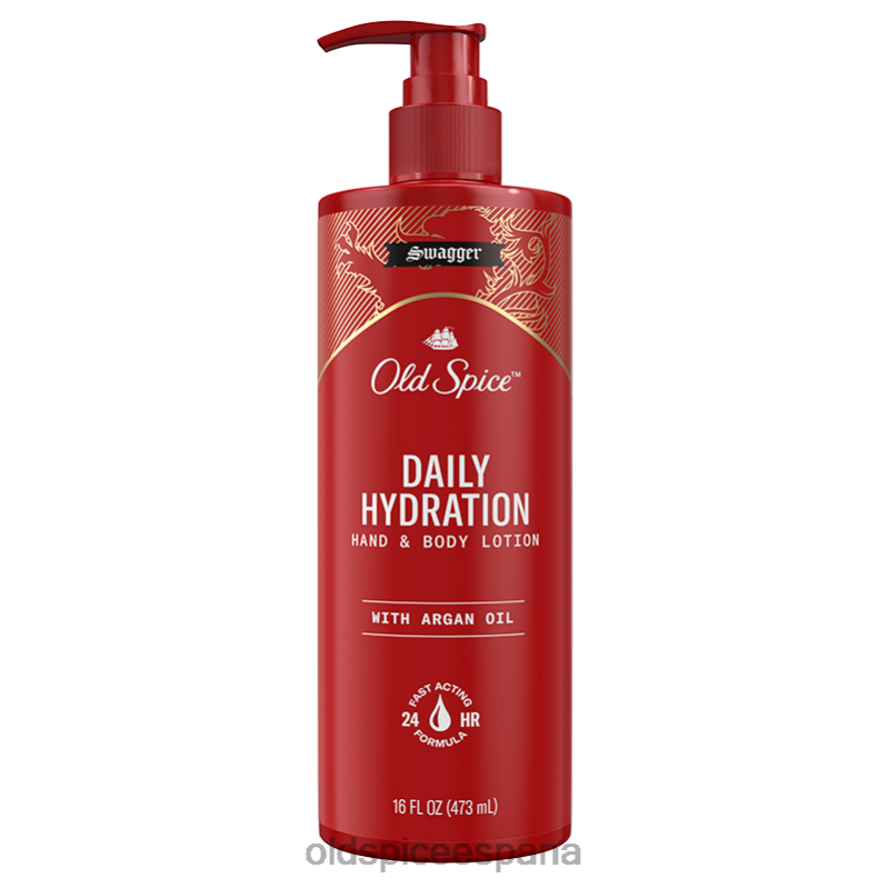 locion de cuerpo y manos Old Spice hombres loción para manos y cuerpo, swagger con aceite de argán TTFRL38